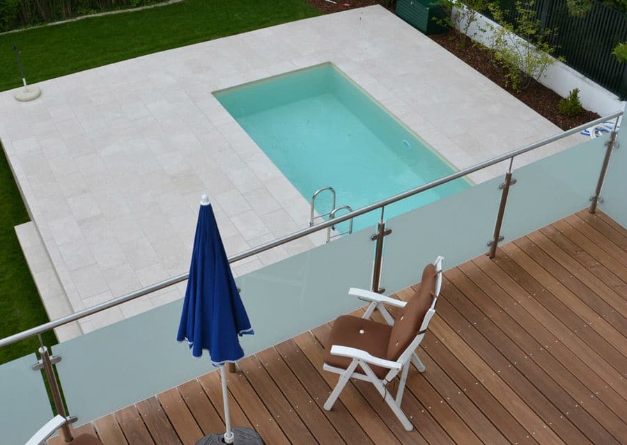 Limestone terrace
