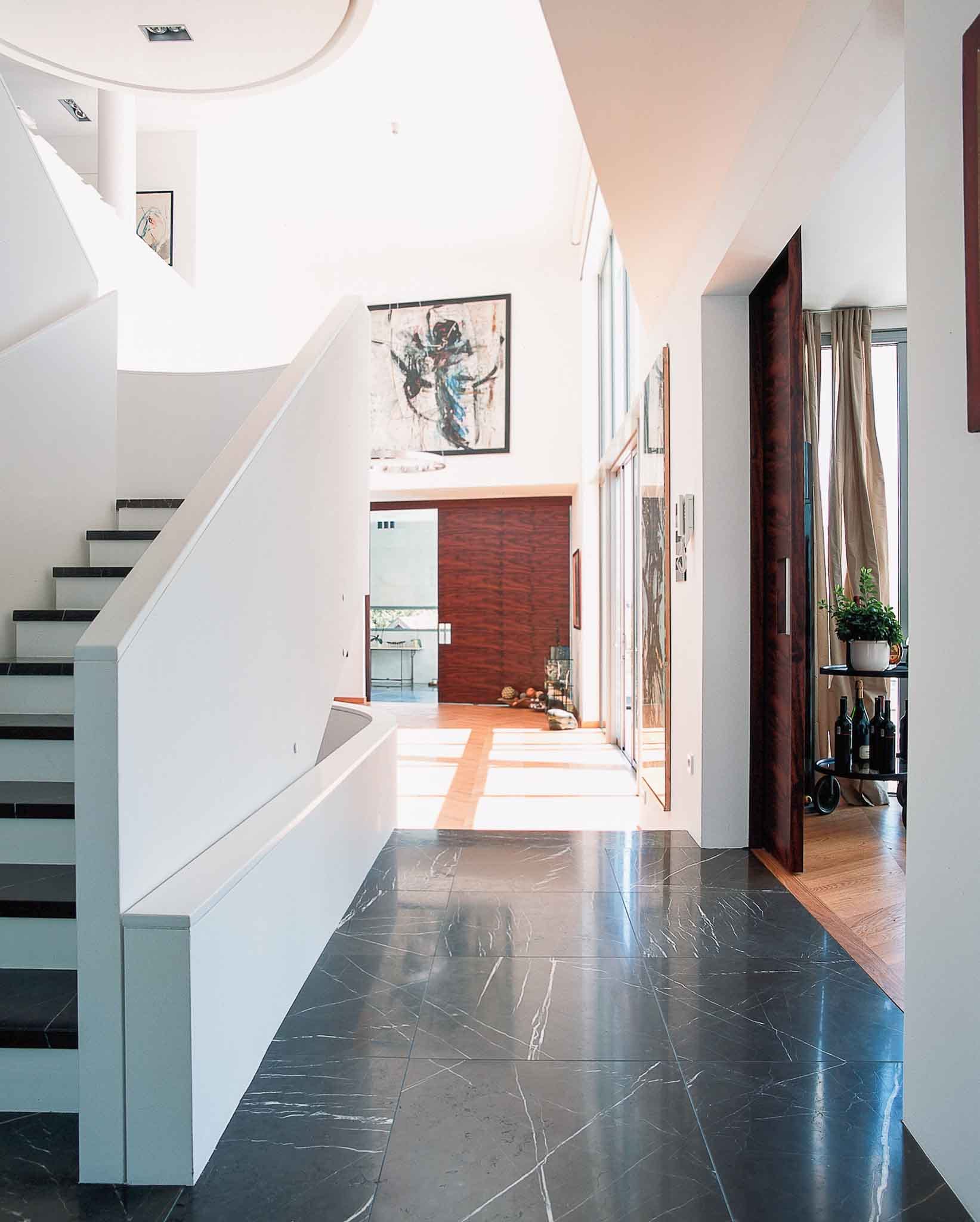 Avant-garde villa with natural limestone floor-1