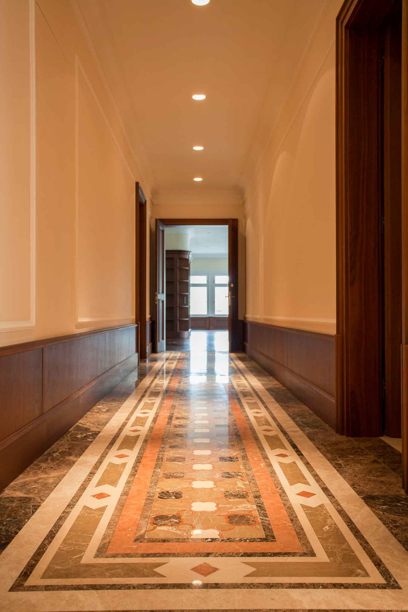 Palais apartment with natural stone inlaid limestone floor-2 Palais apartment with natural stone inlaid limestone floor-2