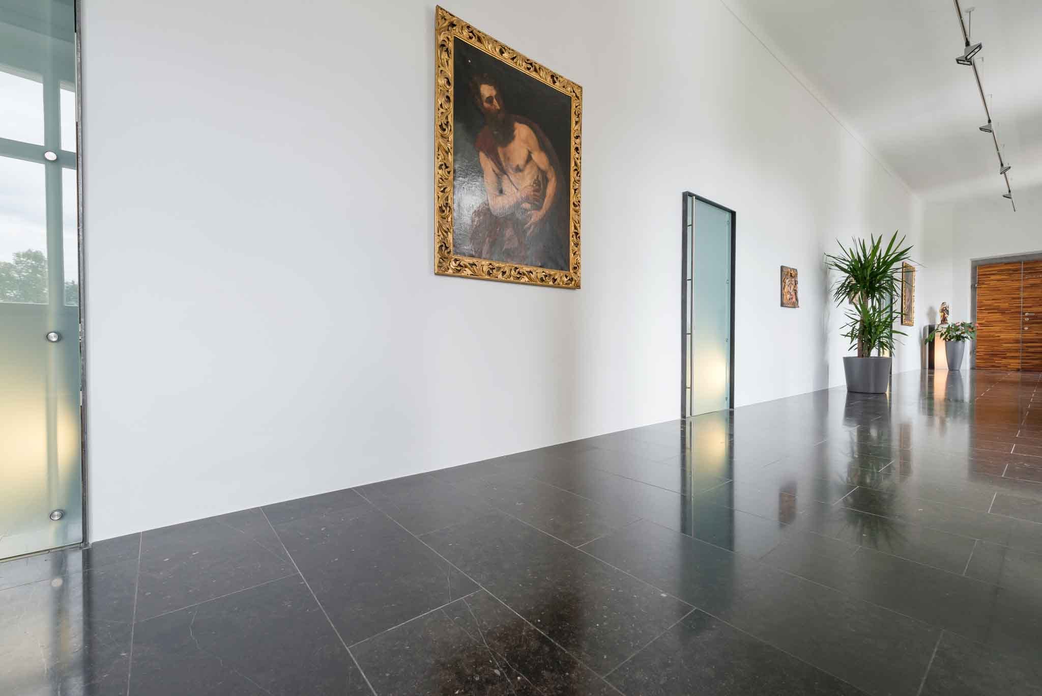 Admont Abbey with natural stone floor made of dark gray limestone-09 Admont Abbey with natural stone floor made of dark gray limestone-09