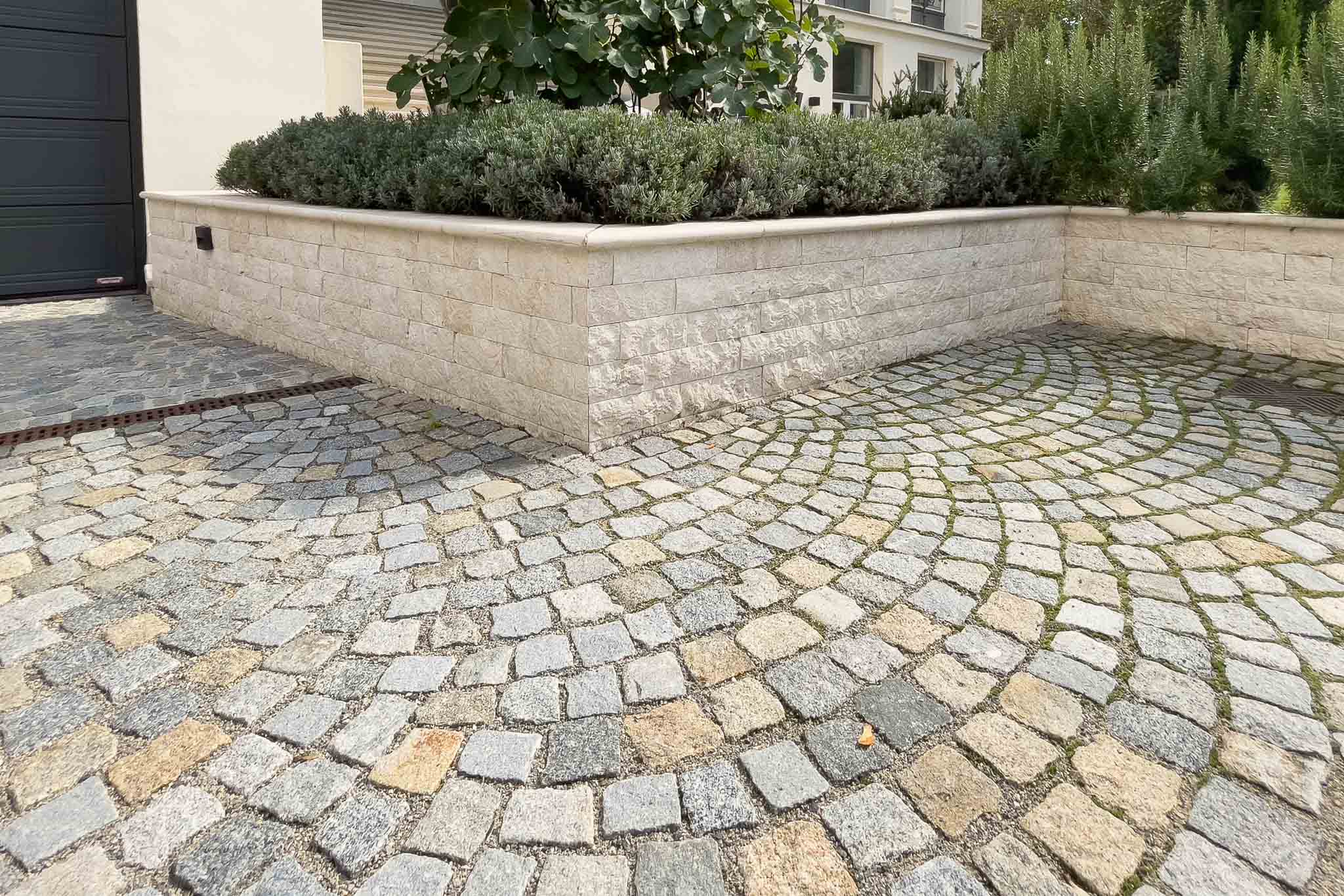 Granit G30 Naturstein Pflaster gemischtfärbig-3