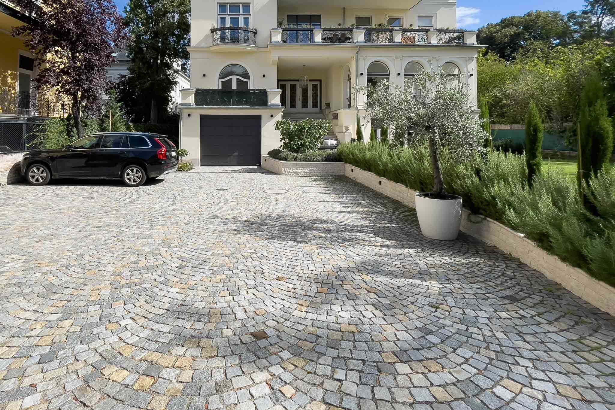 Granit G30 Naturstein Pflaster gemischtfärbig-5