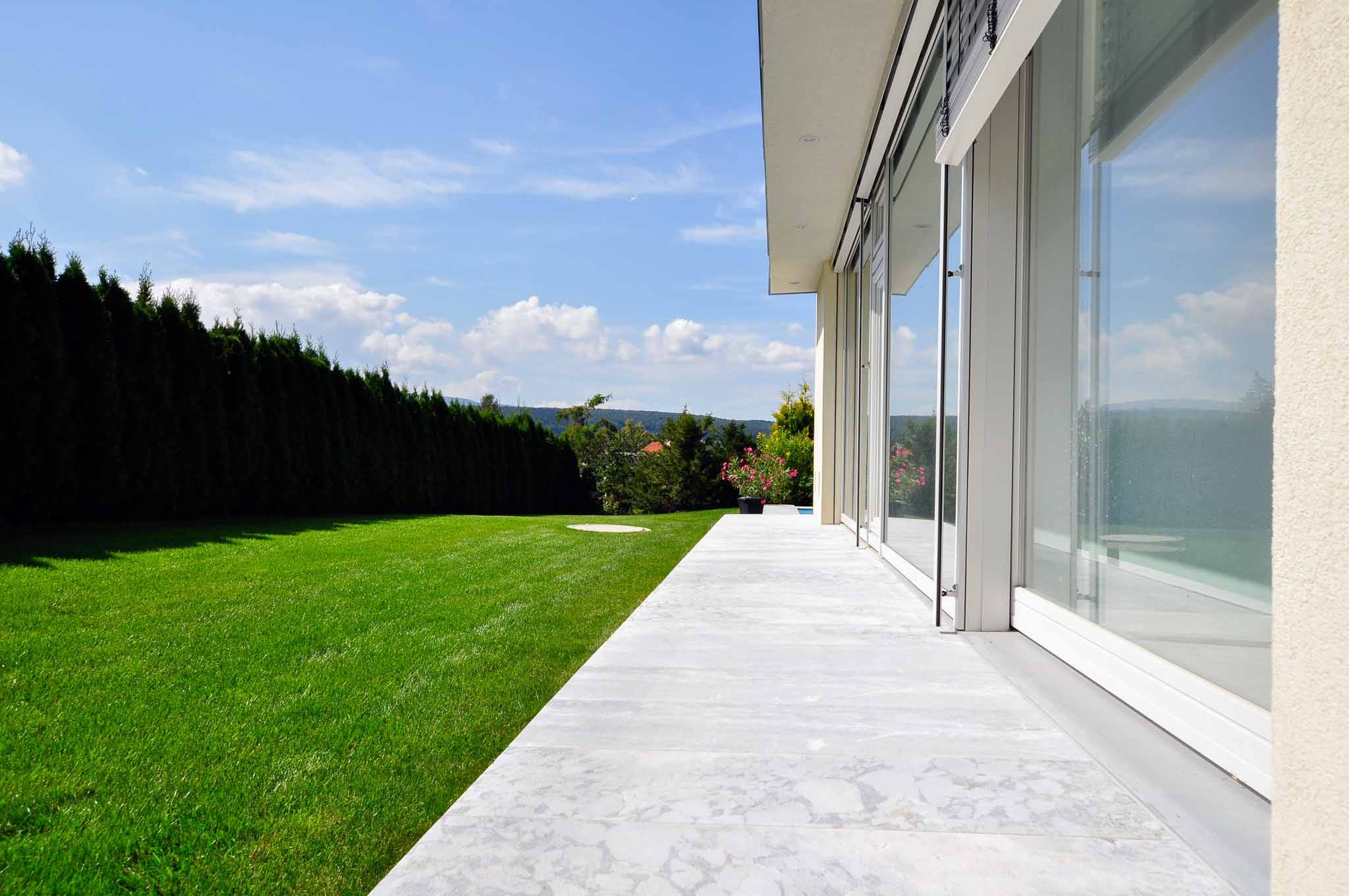 Crystal marble Grigio Fosca terrace slabs-2