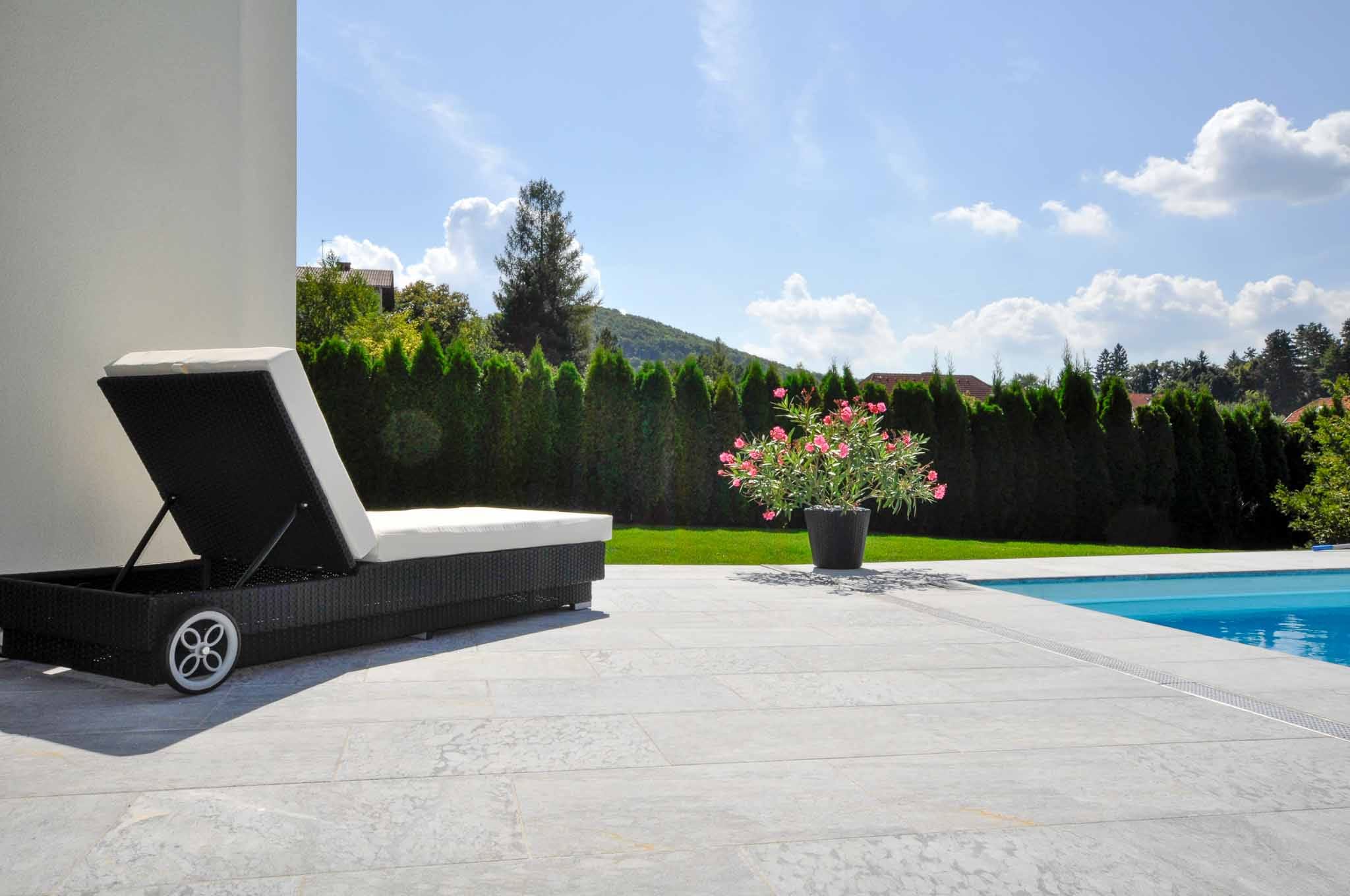 Crystal marble Grigio Fosca terrace slabs-3