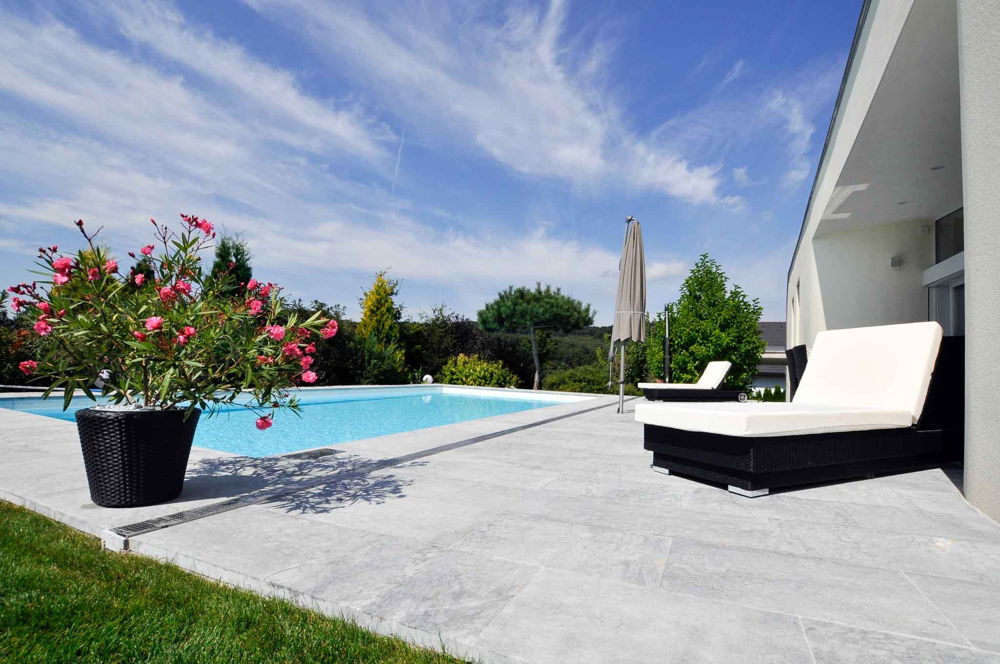 Crystal marble Grigio Fosca terrace slabs-5